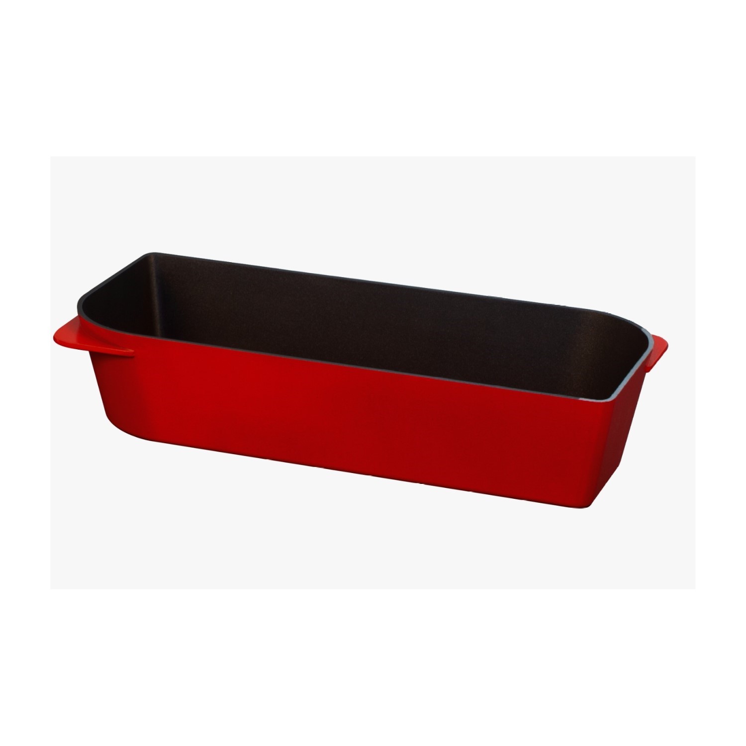 TRAVESSA ALUMÍNIO INJETADO ANTIADERENTE 34X15CM VERMELHO ALUFLON    
