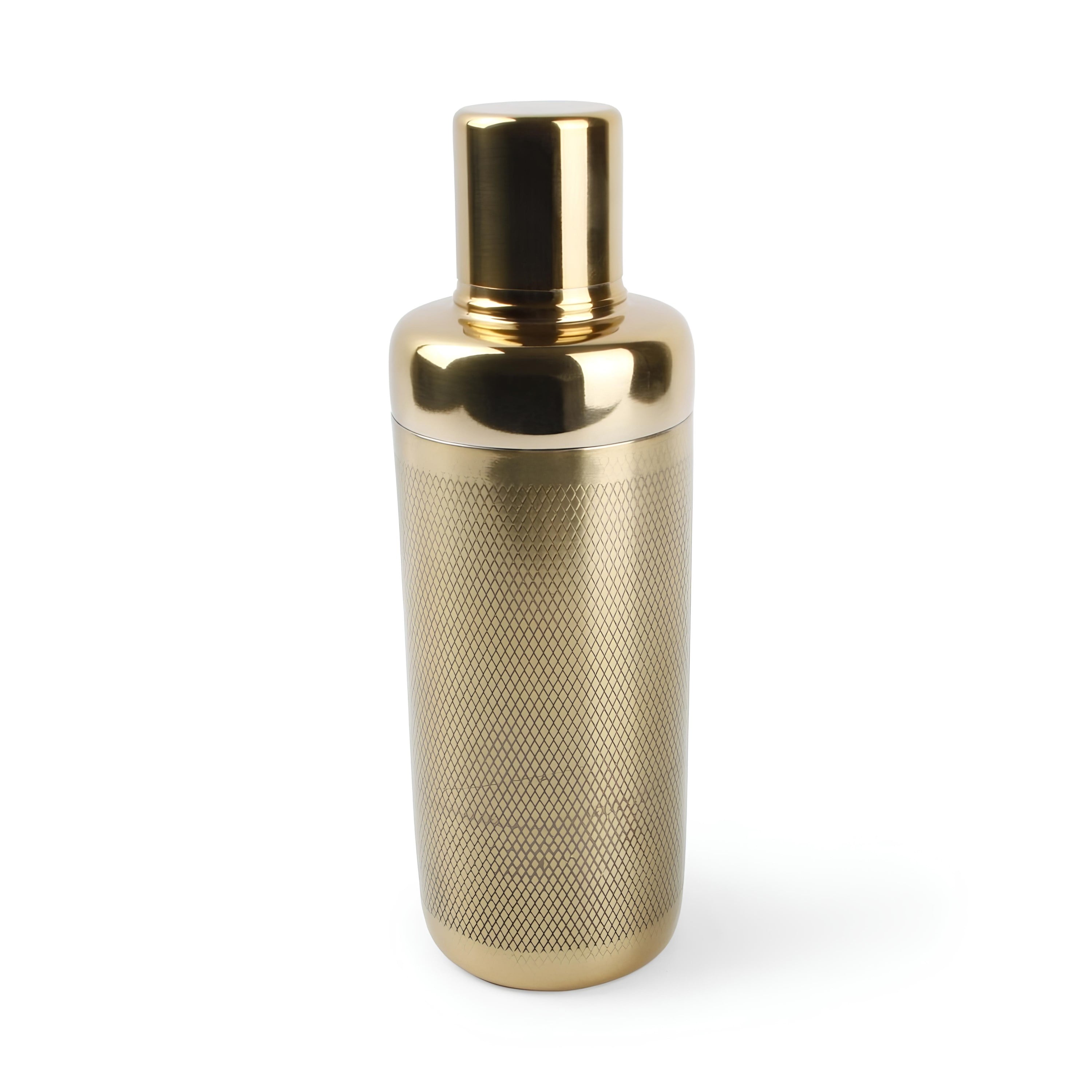 COQUETELEIRA INOX 700ML 7,5CM DIAMOND GOLD