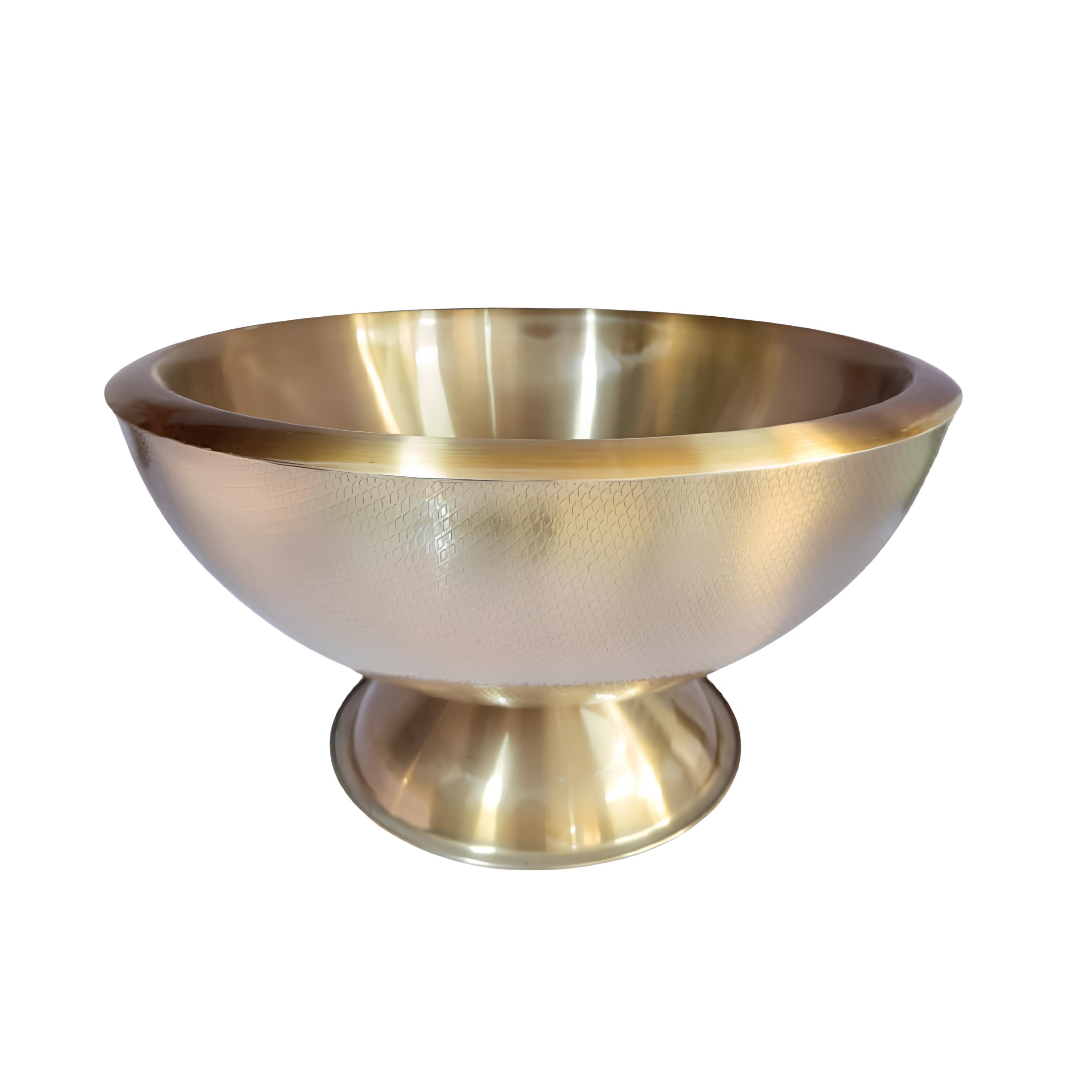 CHAMPANHEIRA INOX PAREDE DUPLA 4L 31,5CM DIAMOND GOLD   