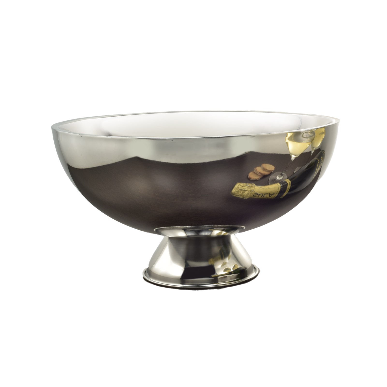 CHAMPANHEIRA INOX PAREDE DUPLA 4L 31,5CM MIRROR    
