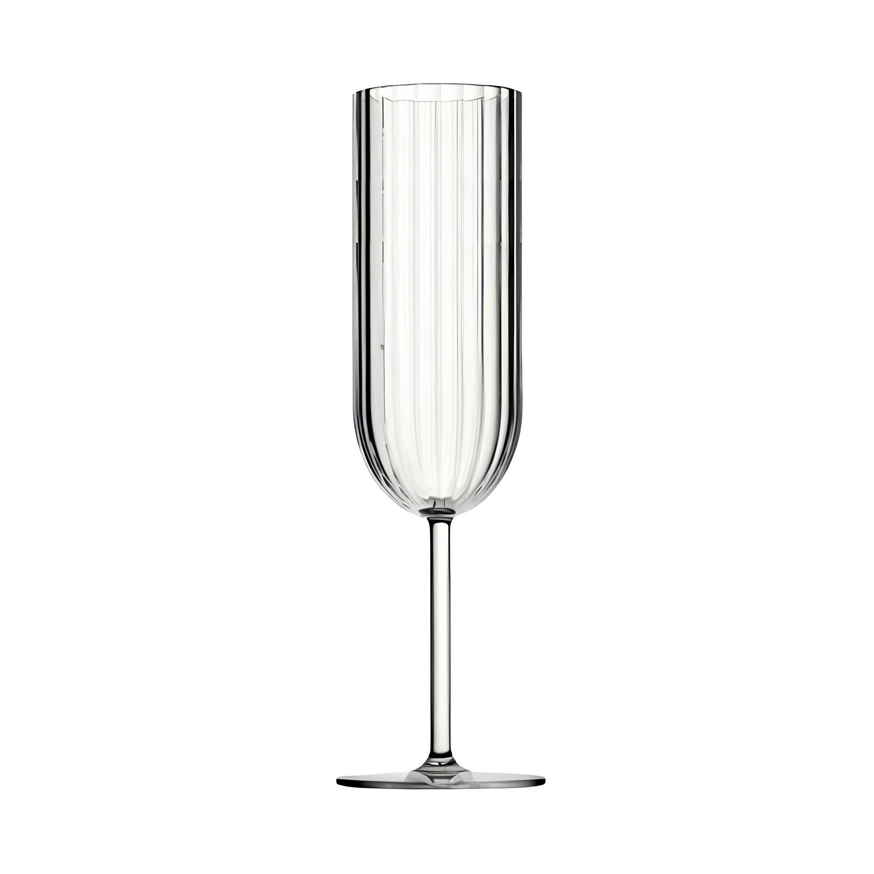 TAÇA CHAMPAGNE POLICARBONATO 220ML 23,5CM RILLY     