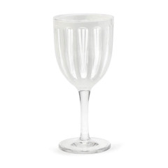 TAÇA VINHO BRANCO ACRÍLICO 380ML 19,5CM ROMAN STRIPED   