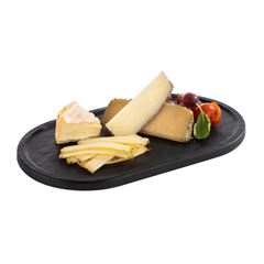 PRATELEIRA EXPOSITORA BUFFET MELAMINA 28X15,5CM PRETO SLATE    