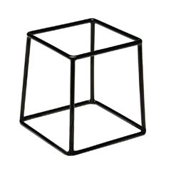PEDESTAL BUFFET METAL PLASTIFICADO 18X18CM MULTI     