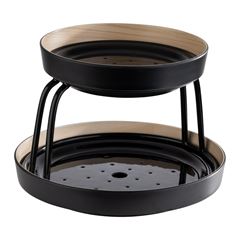 PEDESTAL BUFFET 2 NÍVEIS METAL PLASTIFICADO 17CM FRIDA   