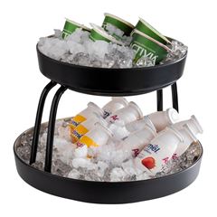 PEDESTAL BUFFET 2 NÍVEIS METAL PLASTIFICADO 17CM FRIDA   