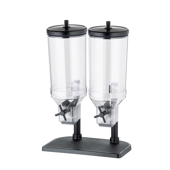 DISPENSER CEREAIS DUPLO PLÁSTICO/INOX 9L 34,5X21,5CM FRESH  &  EASY  