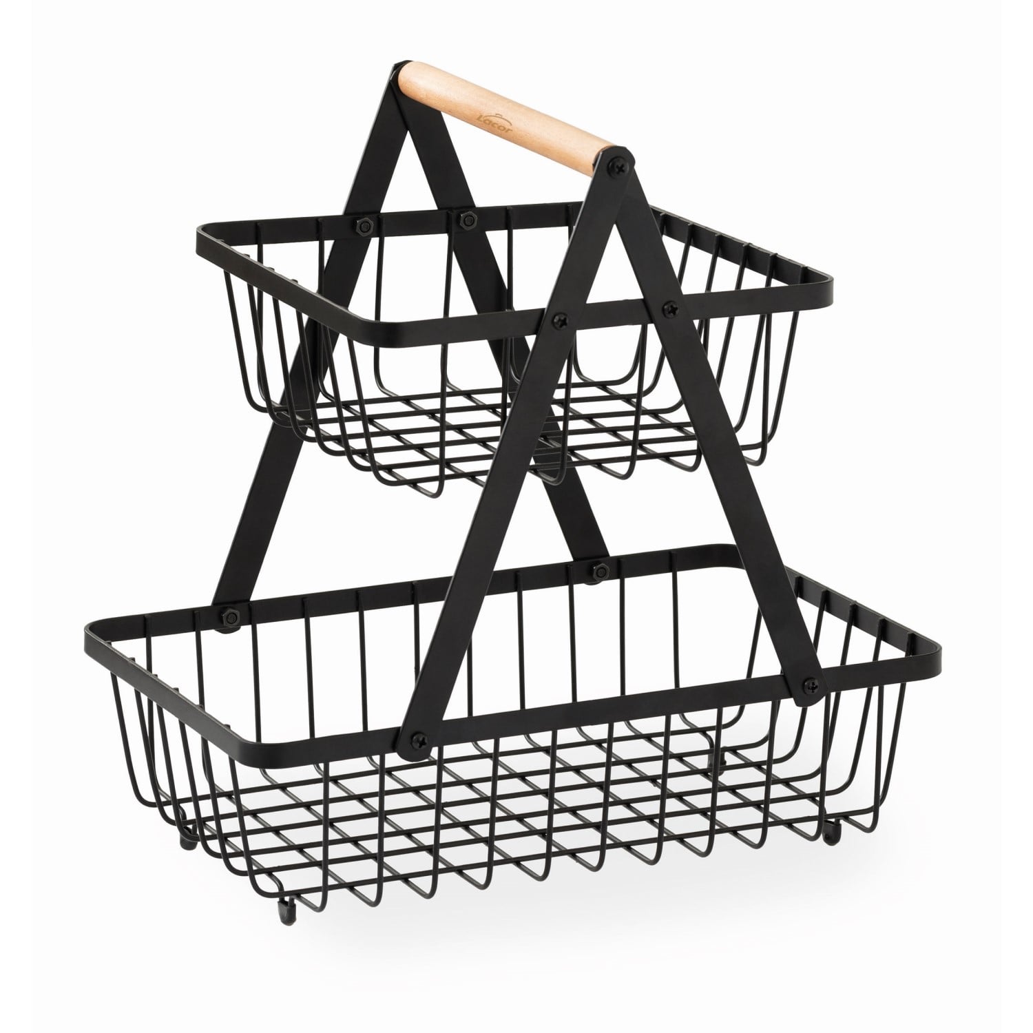 EXPOSITOR BUFFET METAL 2 CESTAS 29X18,5CM LACOR