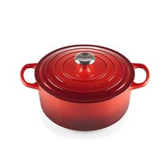 CAÇAROLA FERRO FUNDIDO ESMALTADO 5,3L 26CM VERMELHO SIGNATURE   