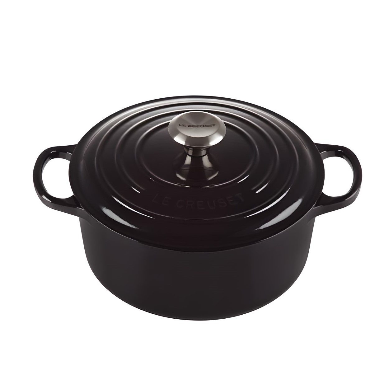CAÇAROLA FERRO FUNDIDO ESMALTADO 6,7L 28CM BLACK ONYX SIGNATURE  