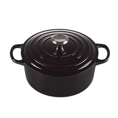 CAÇAROLA FERRO FUNDIDO ESMALTADO 6,7L 28CM BLACK ONYX SIGNATURE  