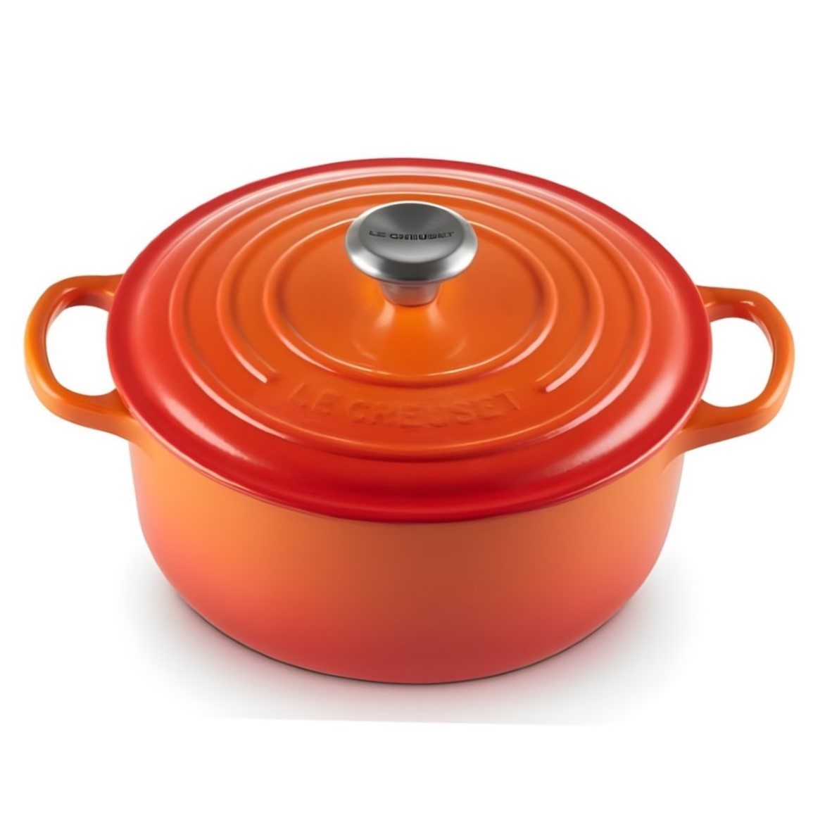 CAÇAROLA FERRO FUNDIDO ESMALTADO 8,1L 30CM LARANJA SIGNATURE   