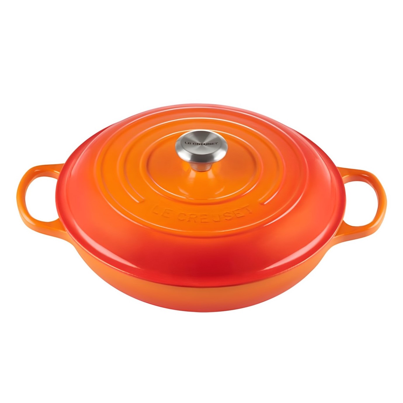 CAÇAROLA BUFFET FERRO FUNDIDO ESMALTADA 3,5L 30CM LARANJA SIGNATURE  