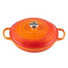 CAÇAROLA BUFFET FERRO FUNDIDO ESMALTADA 3,5L 30CM LARANJA SIGNATURE  
