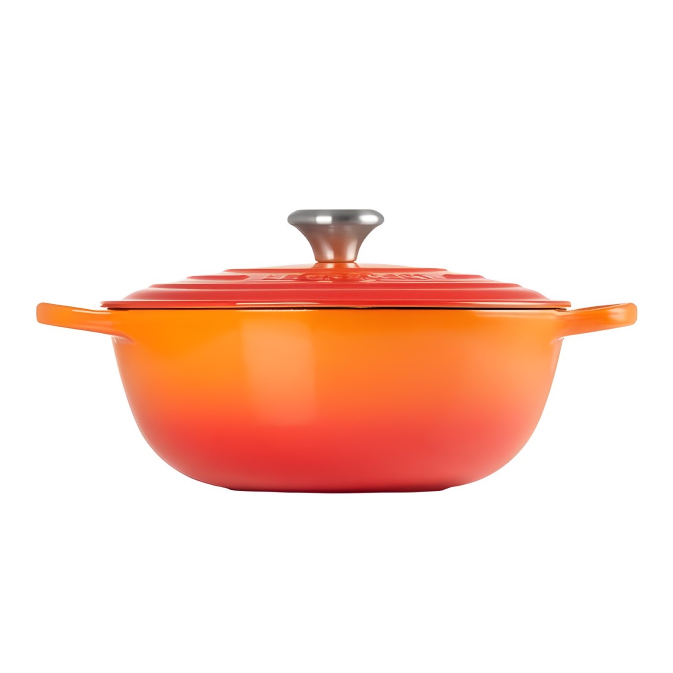 CAÇAROLA GOURMET FERRO FUNDIDO ESMALTADO 7L 33CM LARANJA LE CREUSET 