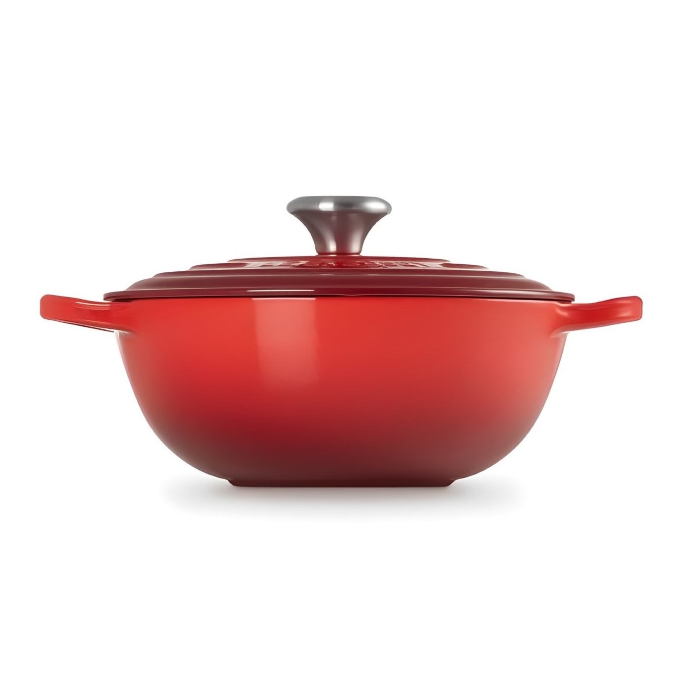 CAÇAROLA GOURMET FERRO FUNDIDO ESMALTADO 7L 32CM VERMELHO LE CREUSET