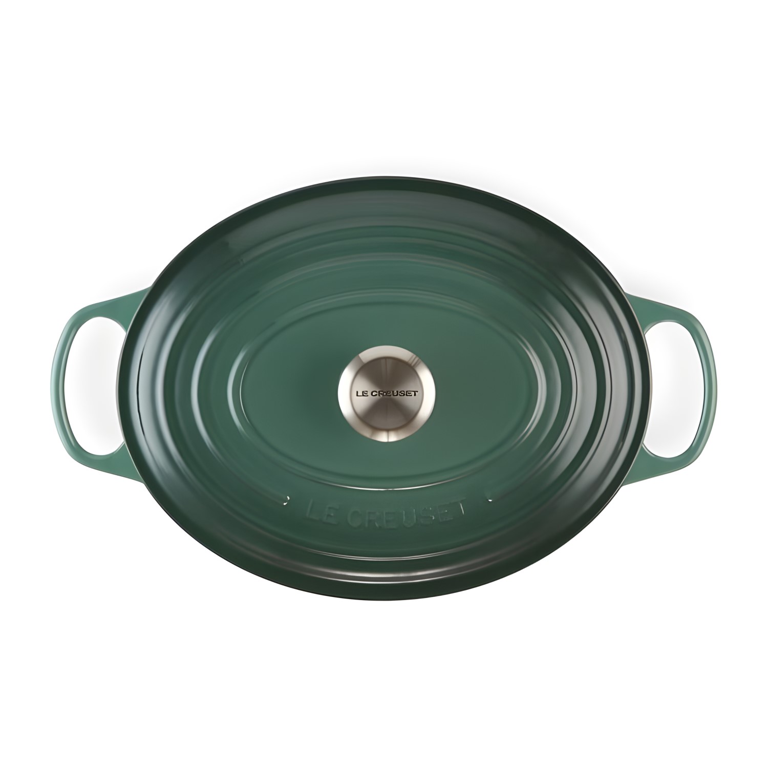 CAÇAROLA OVAL FERRO FUNDIDO ESMALTADO 6,3L 32X26CM ALCACHOFRA SIGNATURE LE