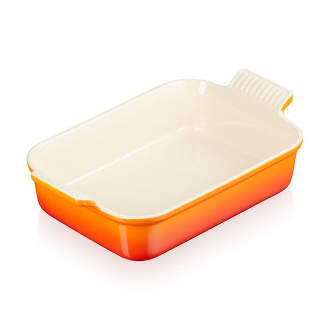TRAVESSA STONEWARE 3L 32X25CM LARANJA HERITAGE LE CREUSET