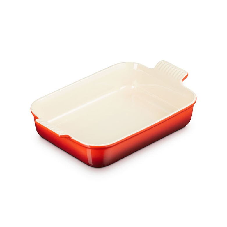 MINI TRAVESSA RETANGULAR STONEWARE 600ML 6CM VERMELHO HERITAGE