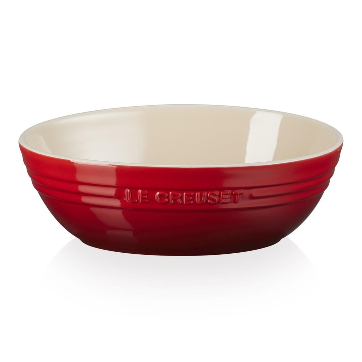 SALADEIRA OVAL STONEWARE 3L 29X24CM VERMELHO LE CREUSET