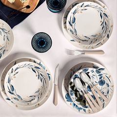 APARELHO JANTAR PORCELANA 20 PEÇAS ANA FLOR    