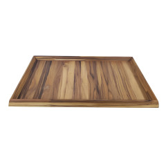 BANDEJA BUFFET MADEIRA MDF/TECA 60X40CM      