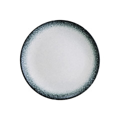 PRATO SOBREMESA PORCELANA 21CM CALLIS BLACK GARANTIA BONNA