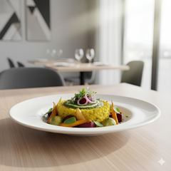 PRATO FUNDO MULTIUSO PORCELANA 27CM GOURMET BONNA    