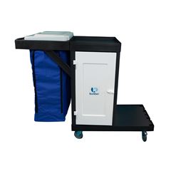 CARRO LIMPEZA FUNCIONAL POLIPROPILENO 120L 137X50,5CM AZUL UTILITY   