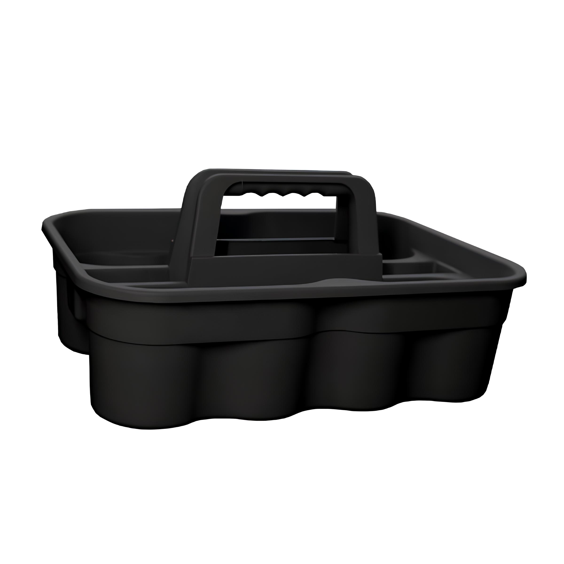 CESTA MULTIUSO 2 DIVISORIAS POLIPROPILENO 38,5X27,5CM SELECT BLACK   