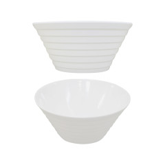 SALADEIRA CÔNICA ONDULADO MELAMINA 23CM      