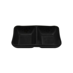 MOLHEIRA 2 DIVISÓRIAS SHOYU/TARÊ MELAMINA 13X8CM  KANPAI