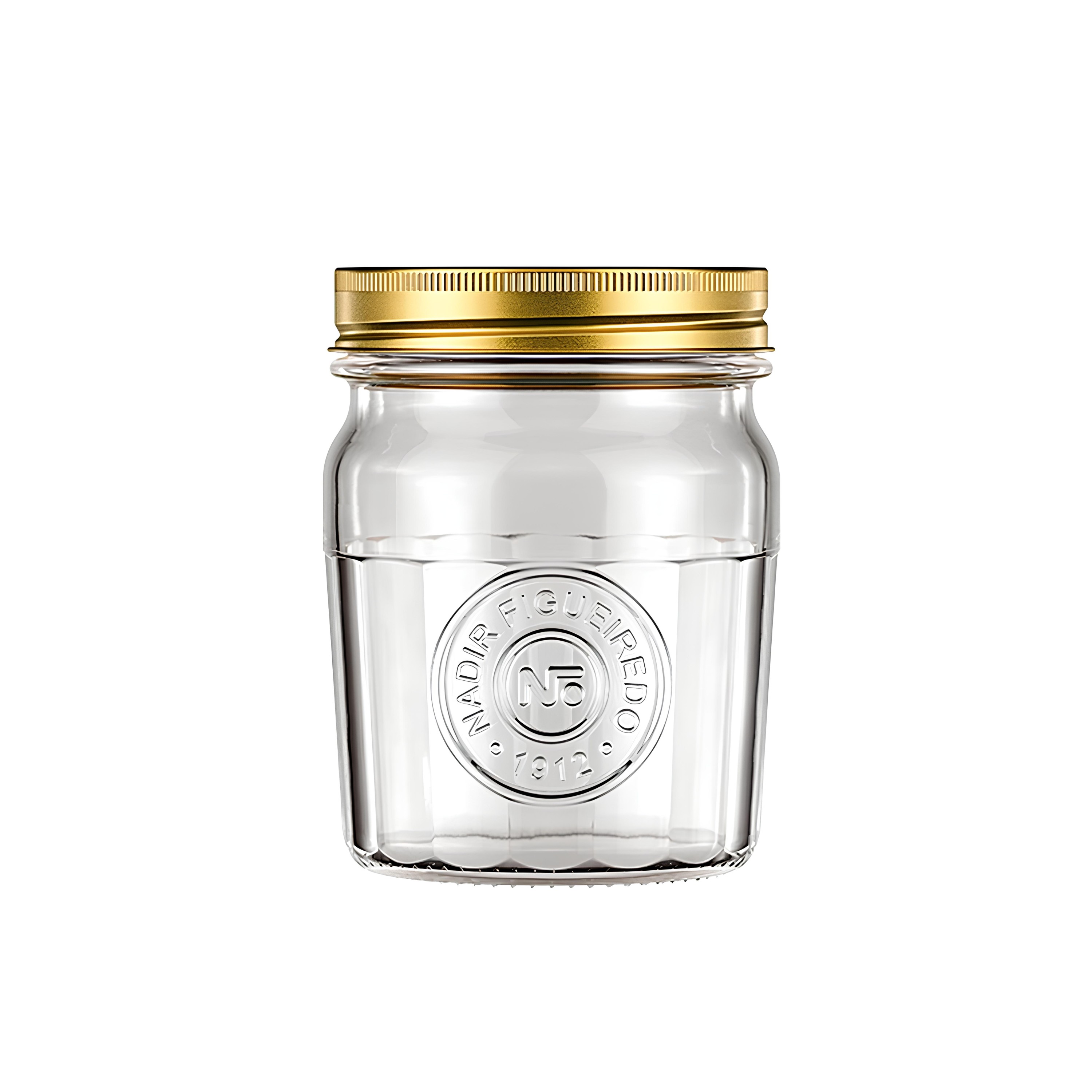 POTE VIDRO TAMPA 500ML 12CM AMERICANO VINTAGE    