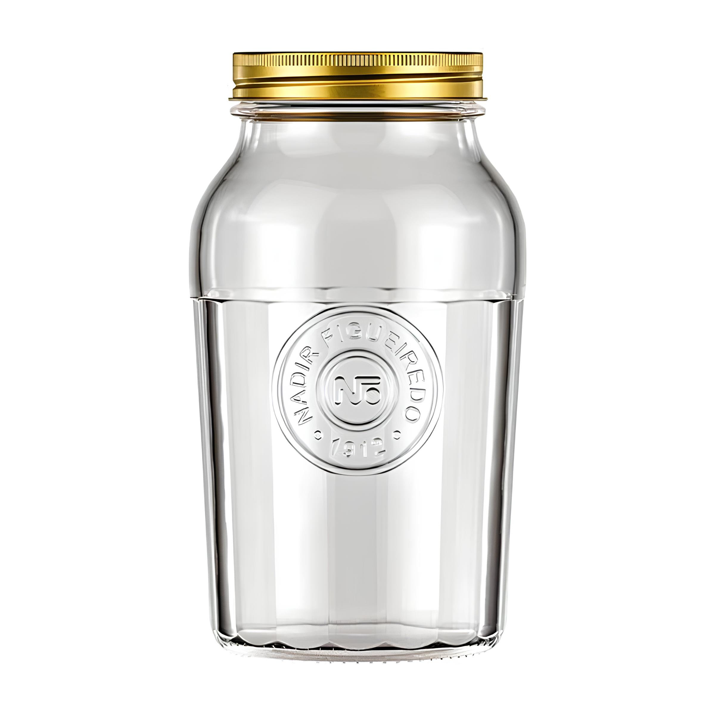 POTE VIDRO TAMPA 1,5L  AMERICANO VINTAGE    