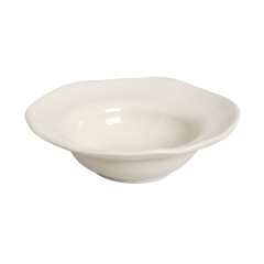 PRATO SOBREMESA FUNDO STONEWARE 19CM 5,5CM ORGÂNICO CLAY   