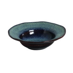 PRATO SOBREMESA FUNDO STONEWARE 19CM ORGÂNICO TITANIUM PORTO BRASIL