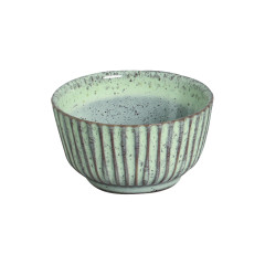 RAMEQUIM STONEWARE 180ML 9CM LINHAS PISTACHE     