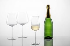 TAÇA CHAMPAGNE CRYSTAL GLASS 345ML 23CM VERVINO    