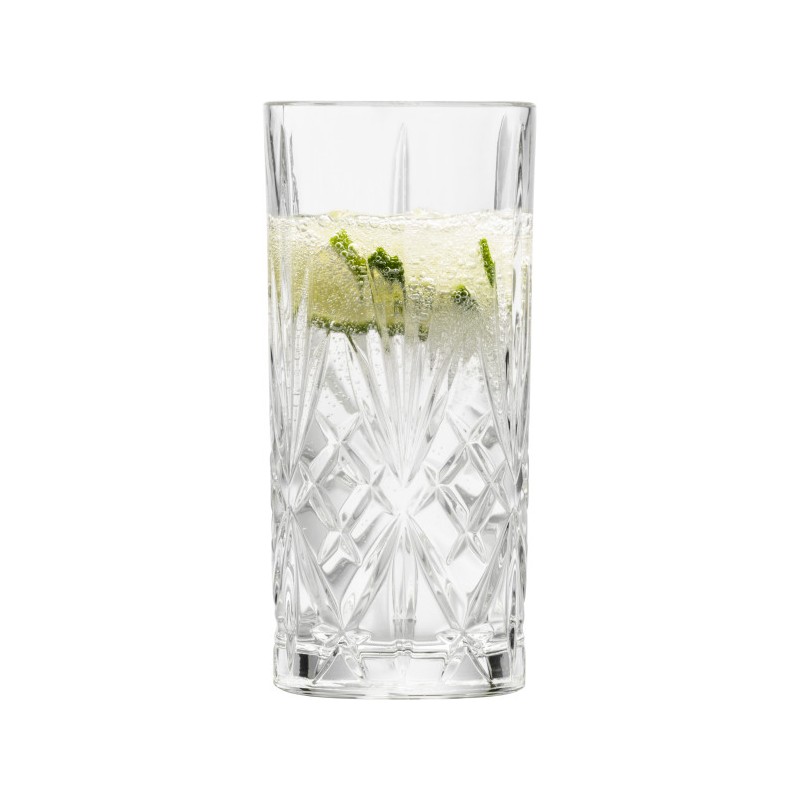COPO LONG DRINK CRYSTAL GLASS 365ML 15CM SHOW   