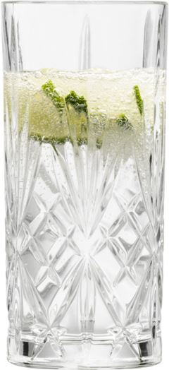COPO LONG DRINK CRYSTAL GLASS 365ML 15CM SHOW   