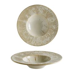 PRATO FUNDO MASSA PORCELANA 28CM BANQUET SAND SNELL BONNA COM 