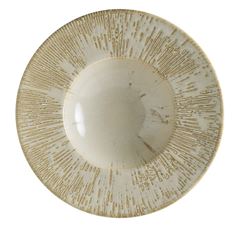 PRATO FUNDO MASSA PORCELANA 28CM BANQUET SAND SNELL BONNA COM 