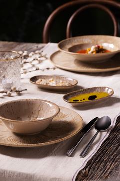 PRATO FUNDO MULTIUSO PORCELANA 23CM BLOOM SAND SNELL BONNA COM 