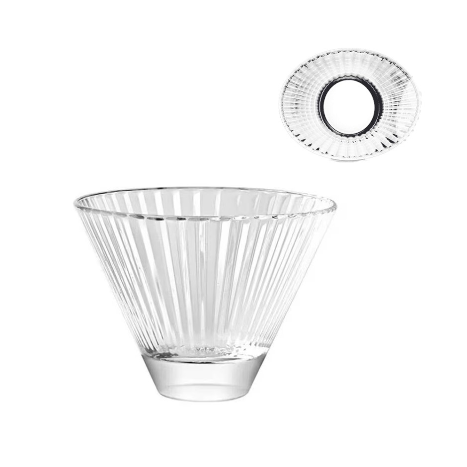 TAÇA OVAL SOBREMESA VIDRO 330ML 12X10CM 9CM DIVA   