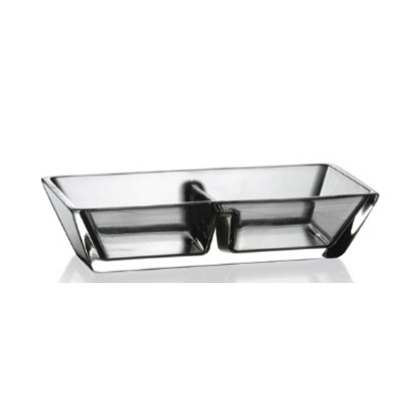 MINI TRAVESSA SOBREMESA DUO VIDRO 13X6CM TORCELLO VIDIVI