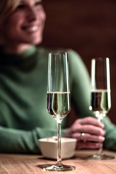 TAÇA CHAMPAGNE CRYSTAL GLASS 205ML 25CM PURE    