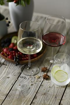 TAÇA VINHO TINTO BURGUNDY CRYSTAL GLASS 710ML 23CM SENSES  