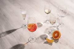 TAÇA VINHO BRANCO CRYSTAL GLASS 408ML 22,5CM CLASSICO   