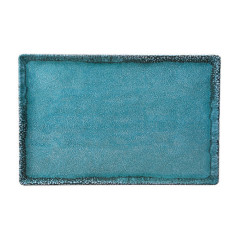 TRAVESSA MELAMINA GN 1/1 53X32,5CM BLUE MALACHITE