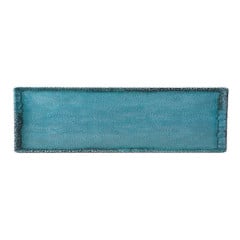 TRAVESSA MELAMINA GN 2/4 53X16,2CM BLUE MALACHITE